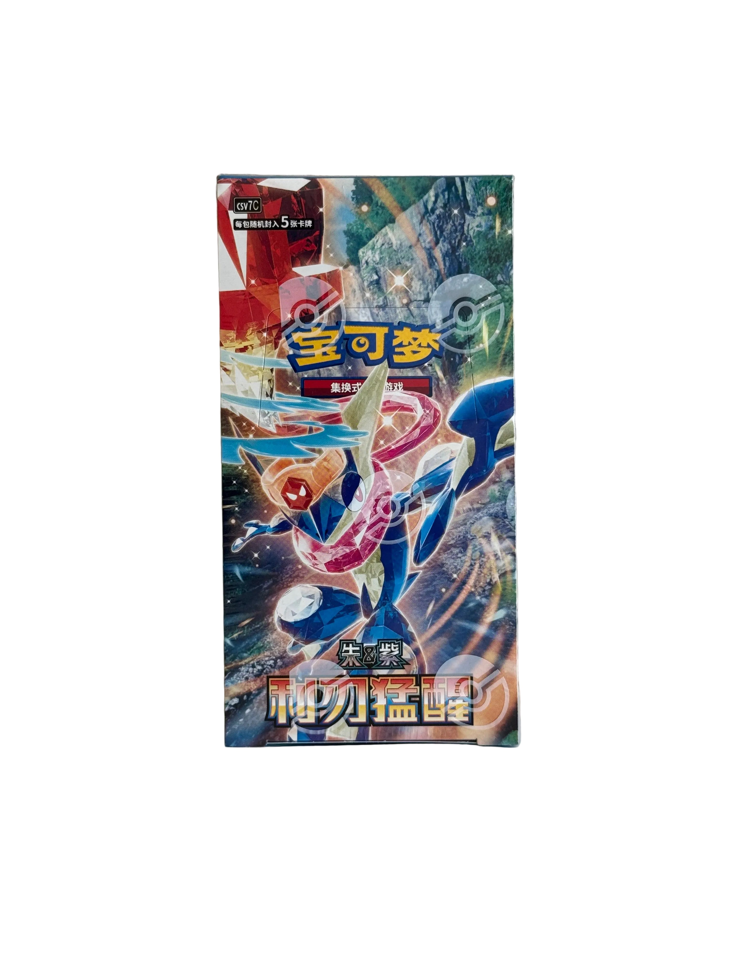 Pokemon S-Chinese Scarlet &Violet CSV7C Blade Awakened Sealed Slim Booster Box