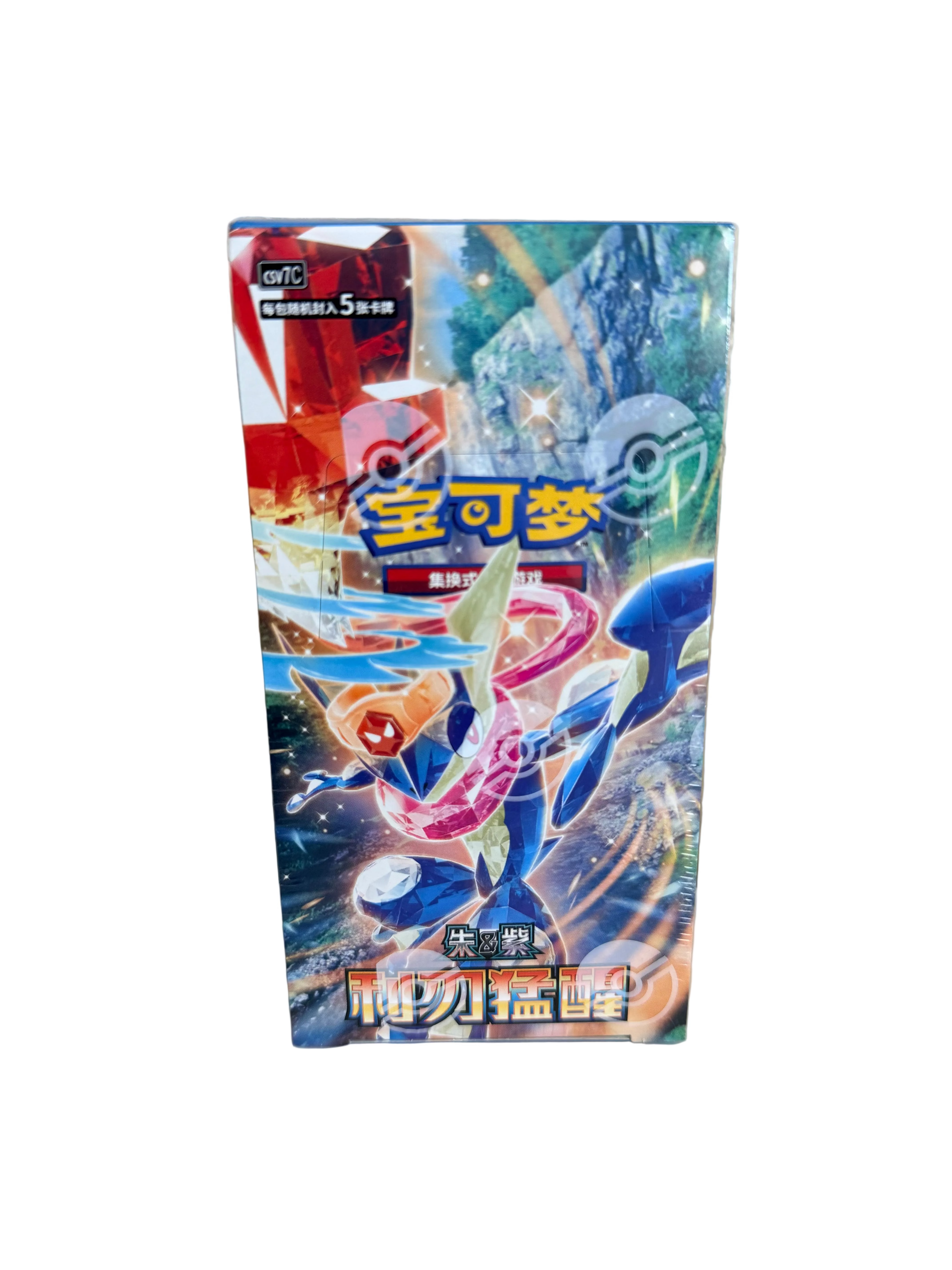 Pokemon S-Chinese Scarlet &Violet CSV7C Blade Awakened Sealed Slim Booster Box