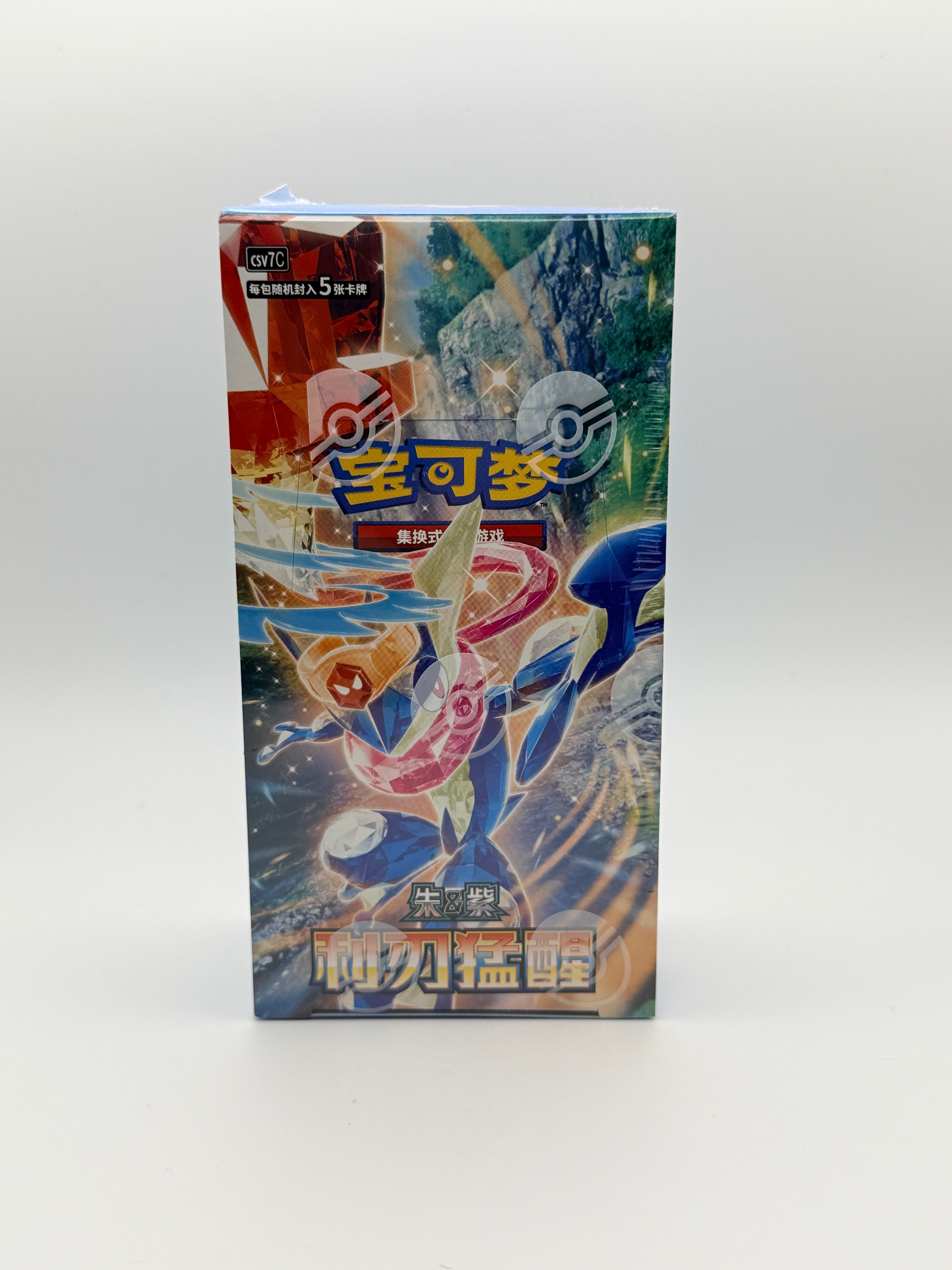 Pokemon S-Chinese Scarlet &Violet CSV7C Blade Awakened Sealed Slim Booster Box
